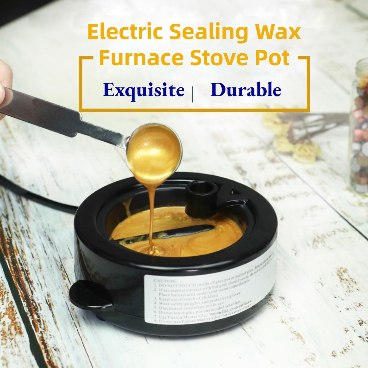 

Electric Sealing Wax Furnace Stove Pot, 501 Original