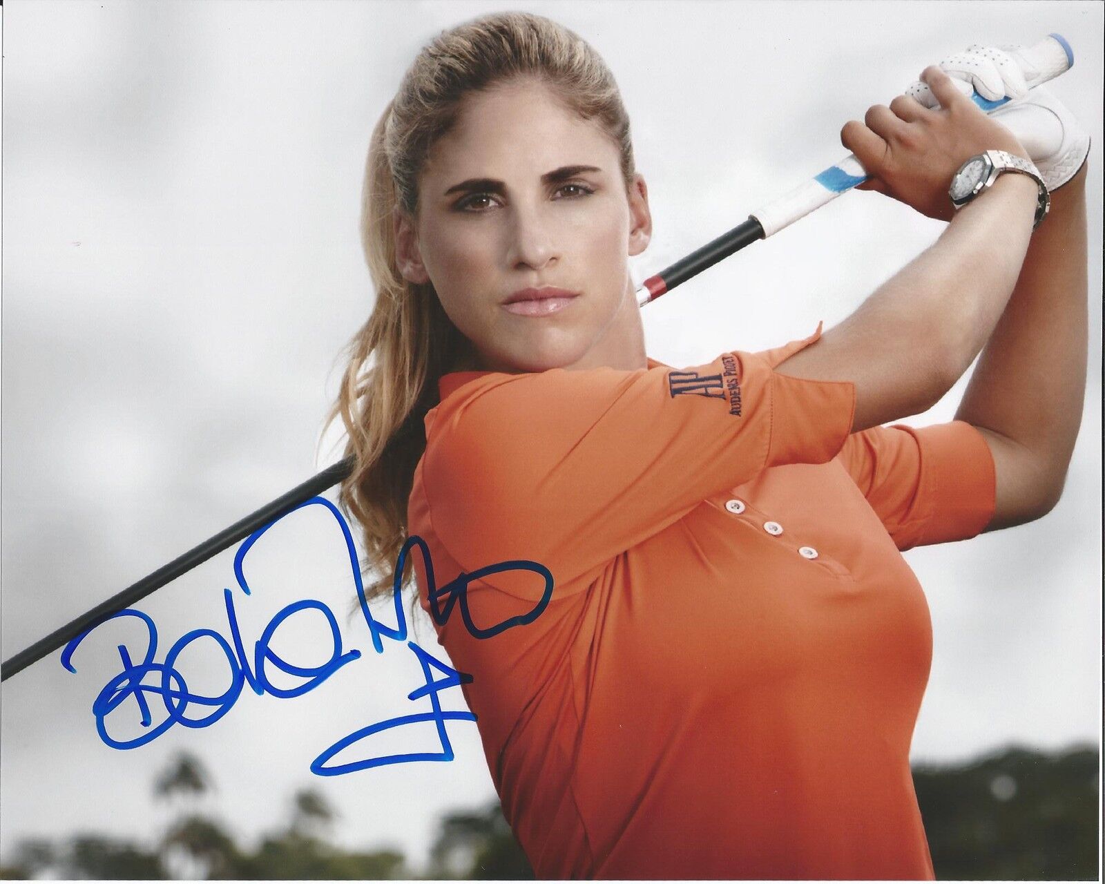 LPGA GOLFER BELEN MOZO SIGNED 8X10 Photo Poster painting W/COA SPAIN SPANISH HOT SEXY 4