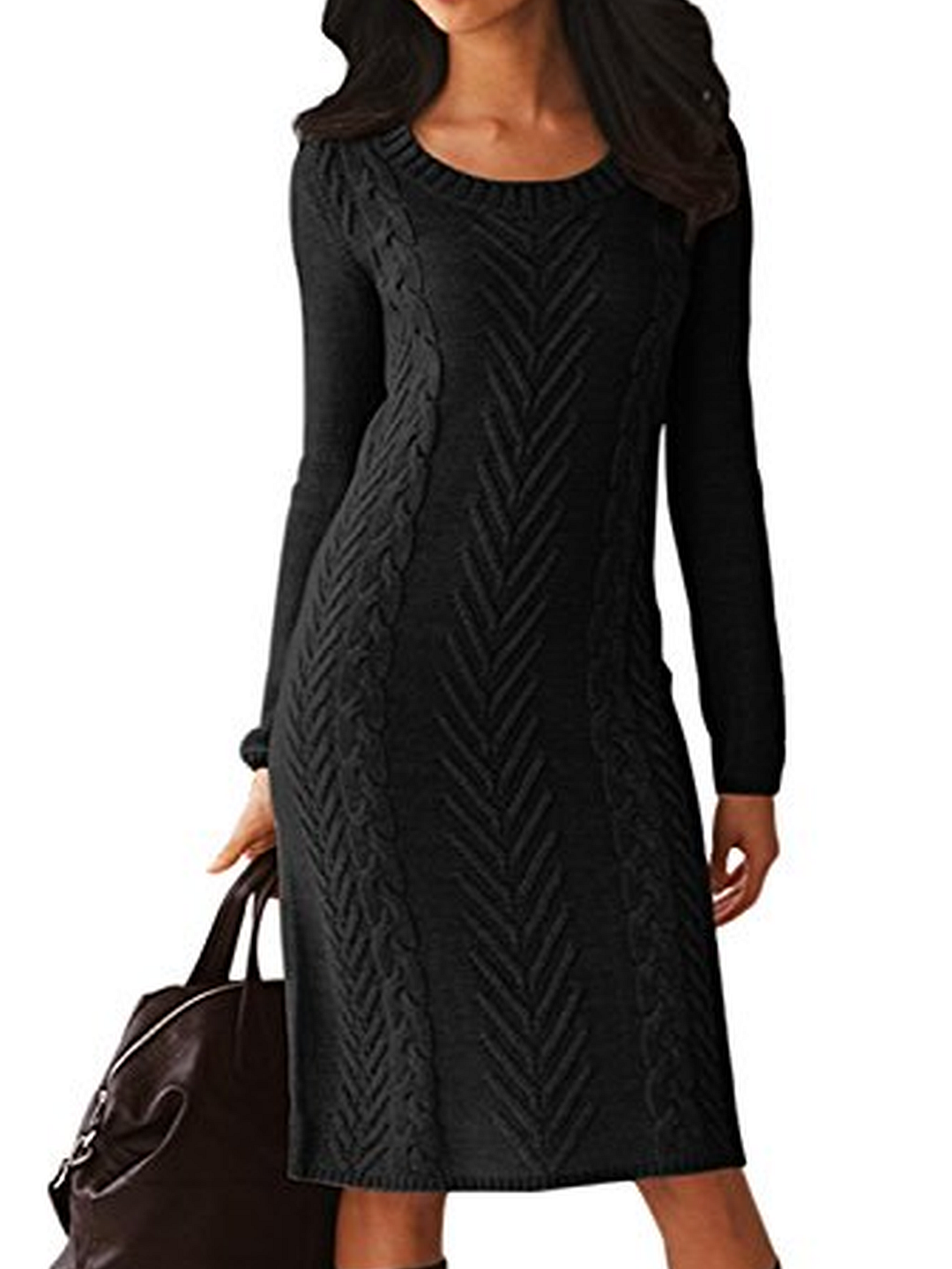Long Sleeve Knitted Fall Dresses