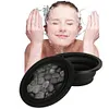Silicone Face Ice Bath Bowl Folding Cold Plunge Basin Built In Icetray Skin Care