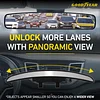 Goodyear 17&rdquo; Panoramic Rear View Mirror &ndash; Universal Wide Angle Rear View Mirror for Car/SUV/Truck &ndash; Anti-Glare, Clip-On Large Rearview Extender for Safer Driving & Parking