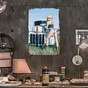 Fille sexy - Panneaux en &eacute;tain m&eacute;tallique(20*30cm/30*40cm)