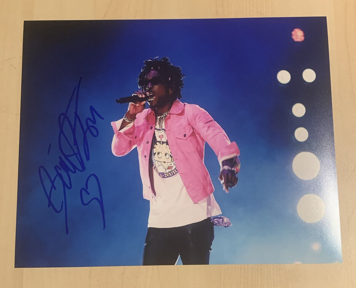 SAINT JHN HAND SIGNED 8x10 Photo Poster painting AUTOGRAPH RAPPER SINGER HUGE RARE COA