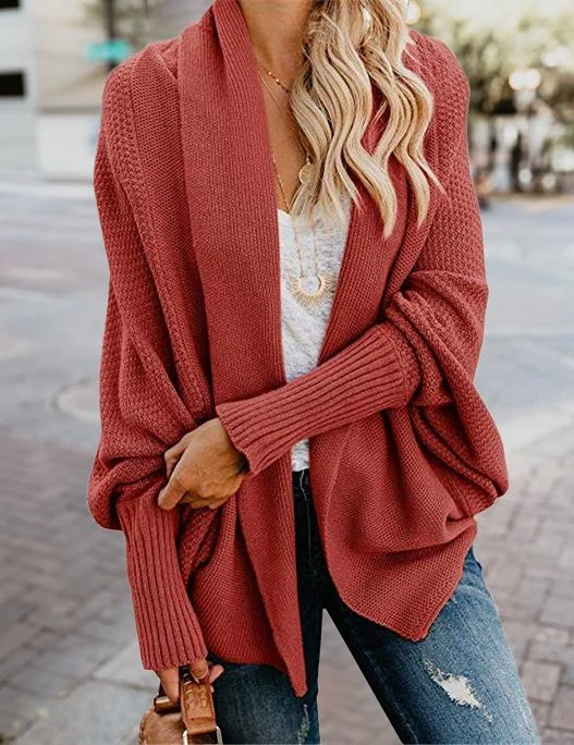 Knitted Long Sleeve Cardigans