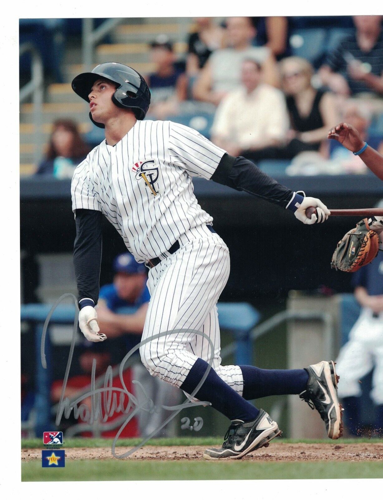 Matt Duran Staten Island Yankees Signed 8 x 10