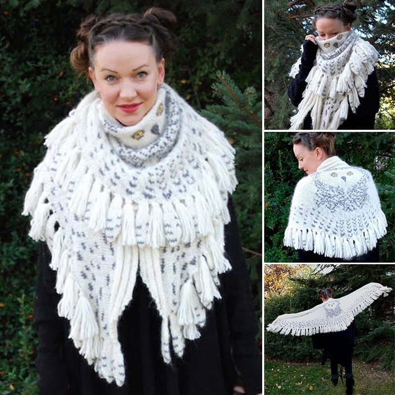 Retro Owl Scarf