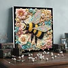 Framed Diamond Painting - Special Shaped - Insect (25x25cm)