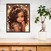 Curly Girl - 11CT Stamped Cross Stitch - 40*50cm - Character