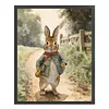 Rabbit Full Stamped Cross Stitch 11CT 3-Strand 40x50cm