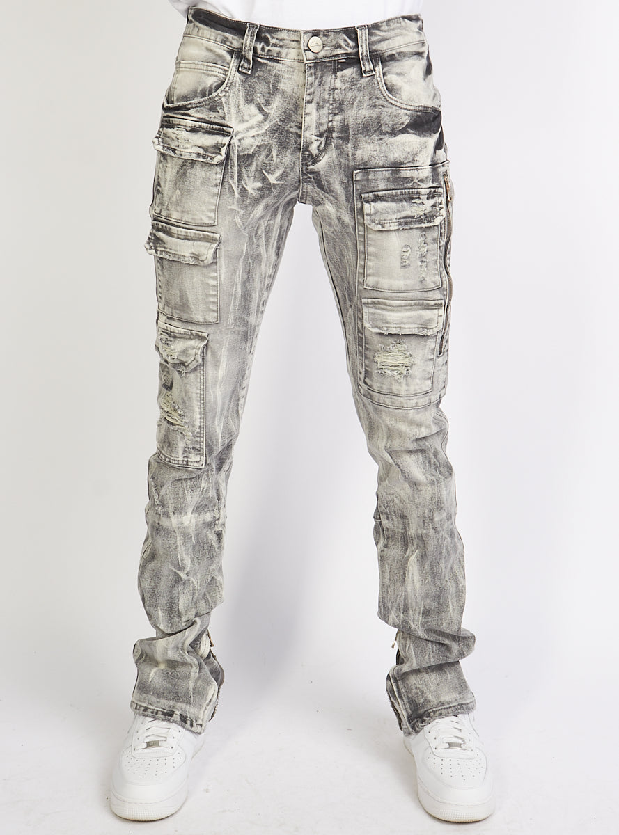 Politics Jeans - Murph - Skinny Stacked - Grey Storm - 501