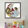 【Limited Stock Sale】Santa Claus And Angel-14CT Stamped Cross Stitch 26*27cm/10.24*10.63in tapestrymarket