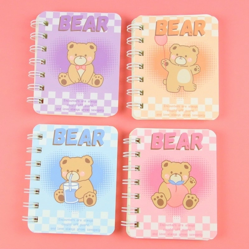 A7 Flip Coil Notebook Student Small Pocket Mini Portable Office Notepad Random 1 Piece