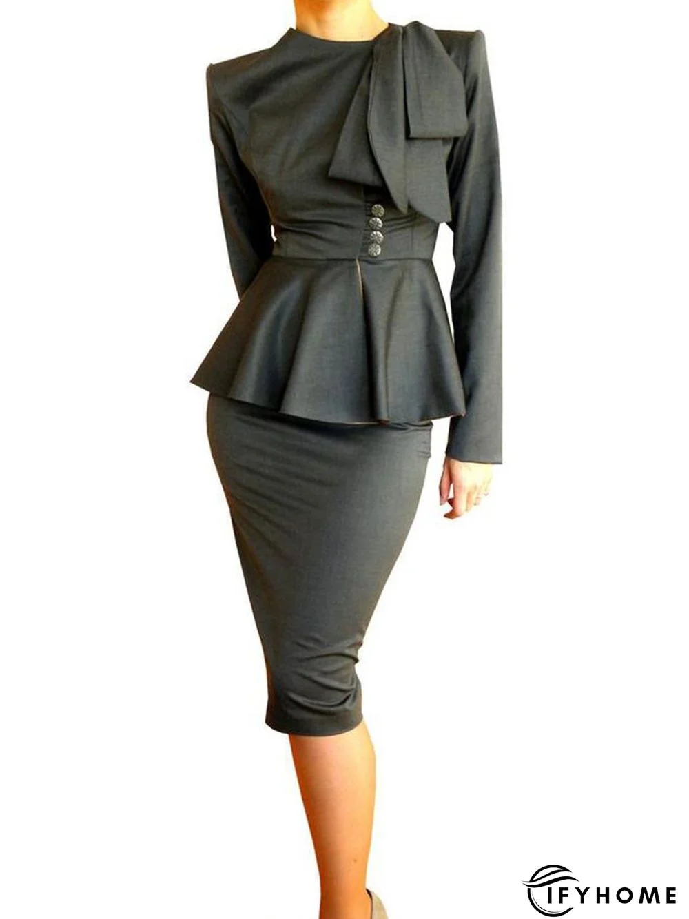 Elegant Vintage Simple Regular Fit Skirt | IFYHOME