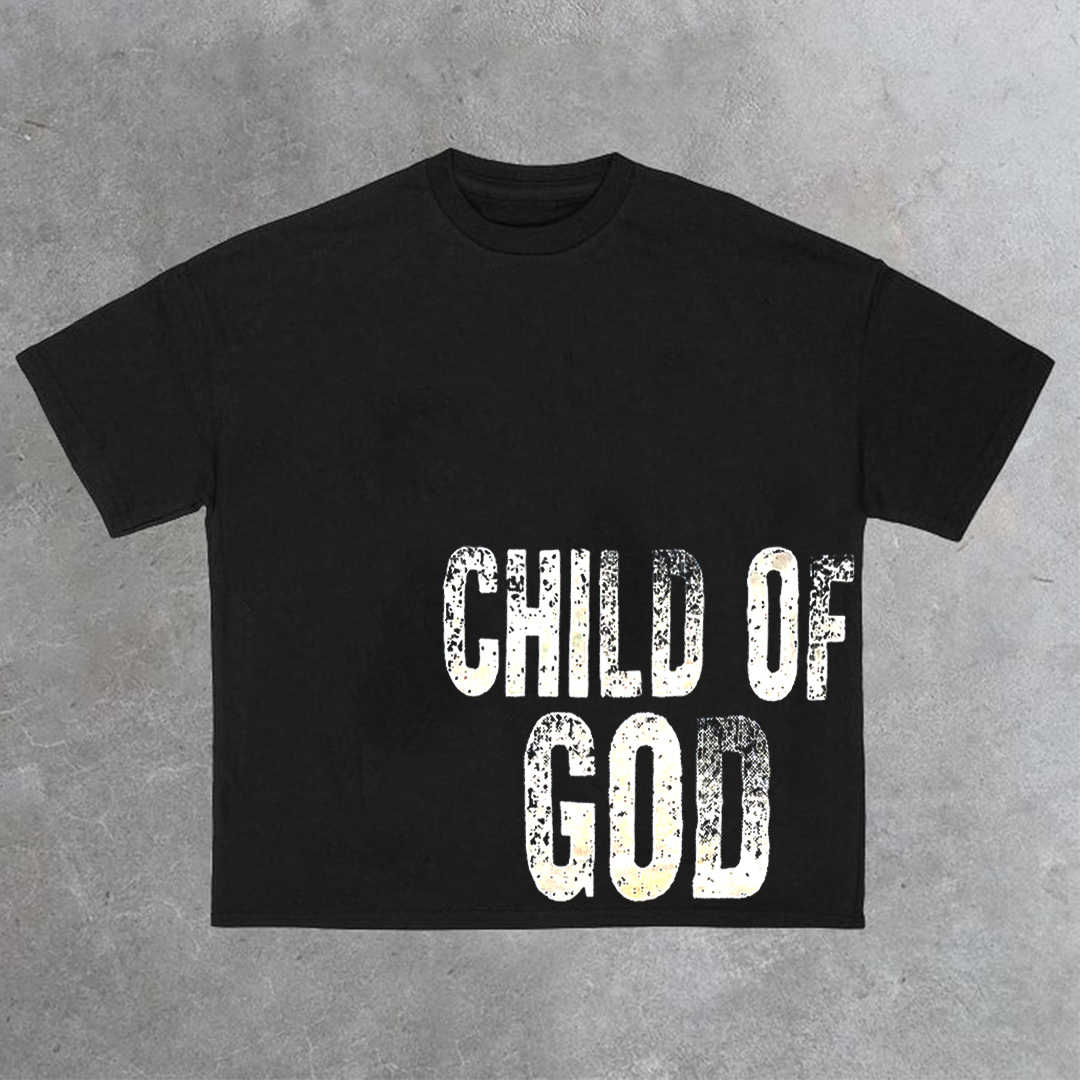 Sopula Vintage Child Of God Graphic Cotton T-Shirt - SOPULA