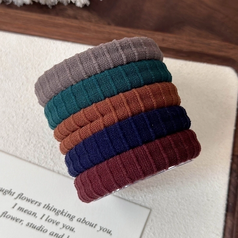 Women’s Classic Style Solid Color Cloth Hair Tie