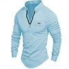Men's Outdoor Zip Long Sleeve Sports Casual Shirt