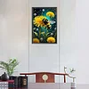 Abeille Et Fleur-Drille Ronde Peinture Diamant-30*45CM