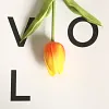 Single Head Mini Tulip PU Texture Artificial Flower 