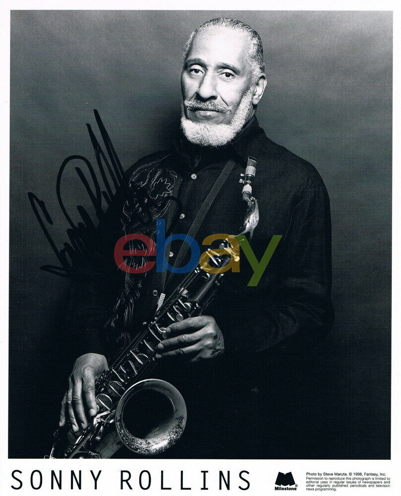 Sonny Rollins autograph 8x10 Photo Poster painting signed saxophonist reprint