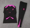 2024/2025 Chelsea Half-Pull Training Suit Black Football Shirt 1:1 Thai Quality Set love fball