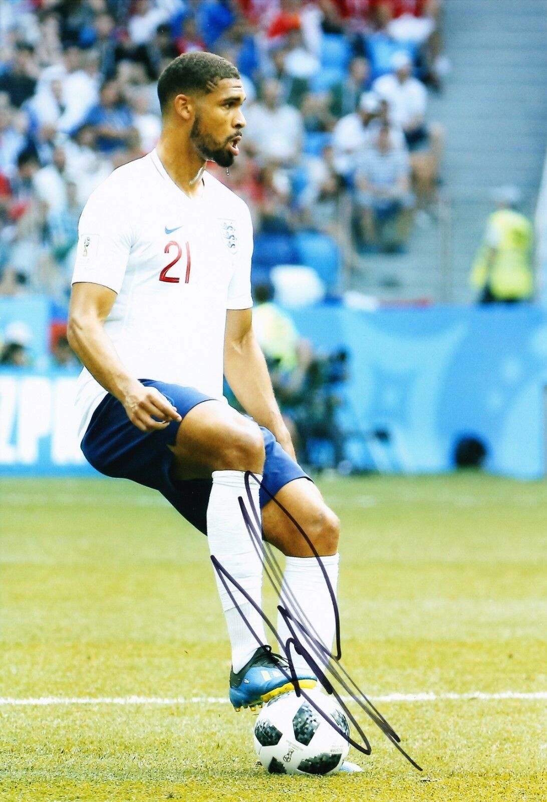 Ruben Loftus-Cheek Signed 12X8 Photo Poster painting ENGLAND WORLD CUP 2018 AFTAL COA (9039)