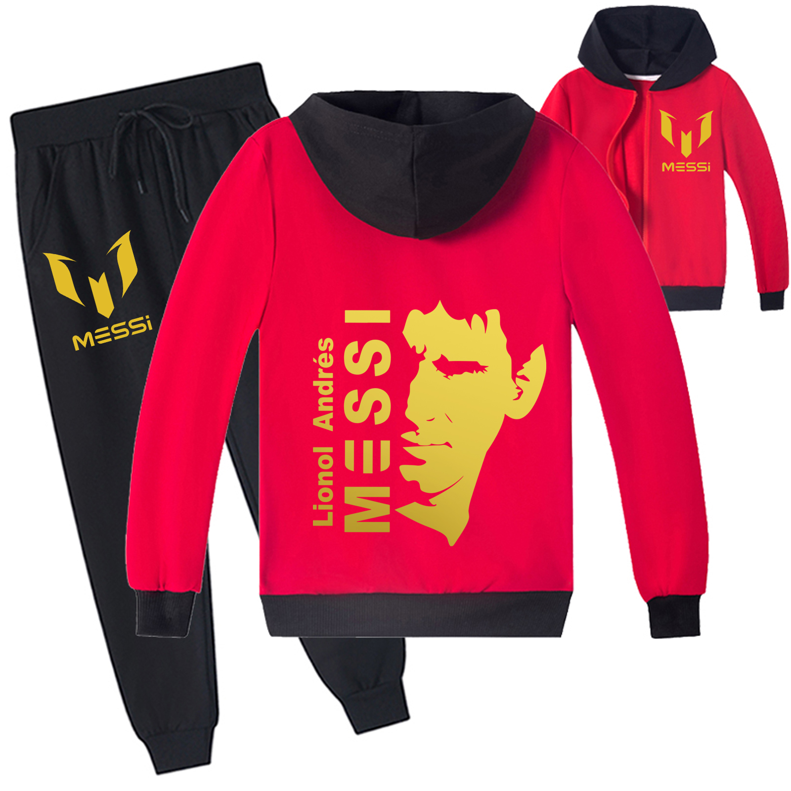 Mayoulove Messi Zip Suit for Kids - Unisex Messi Apparel for Boys  Girls, Stylish Sportswear, Perfect Gift-Mayoulove