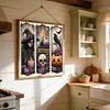 Spooky Trio 11CT 3-Strand Full Stamped Cross Stitch Kit 45*45cm
