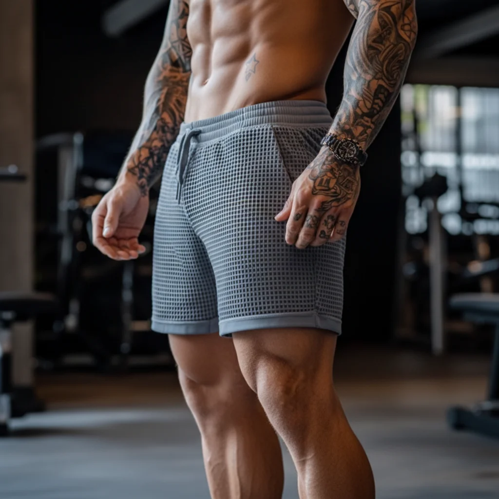 Men's Waffle Shorts-inspireuse