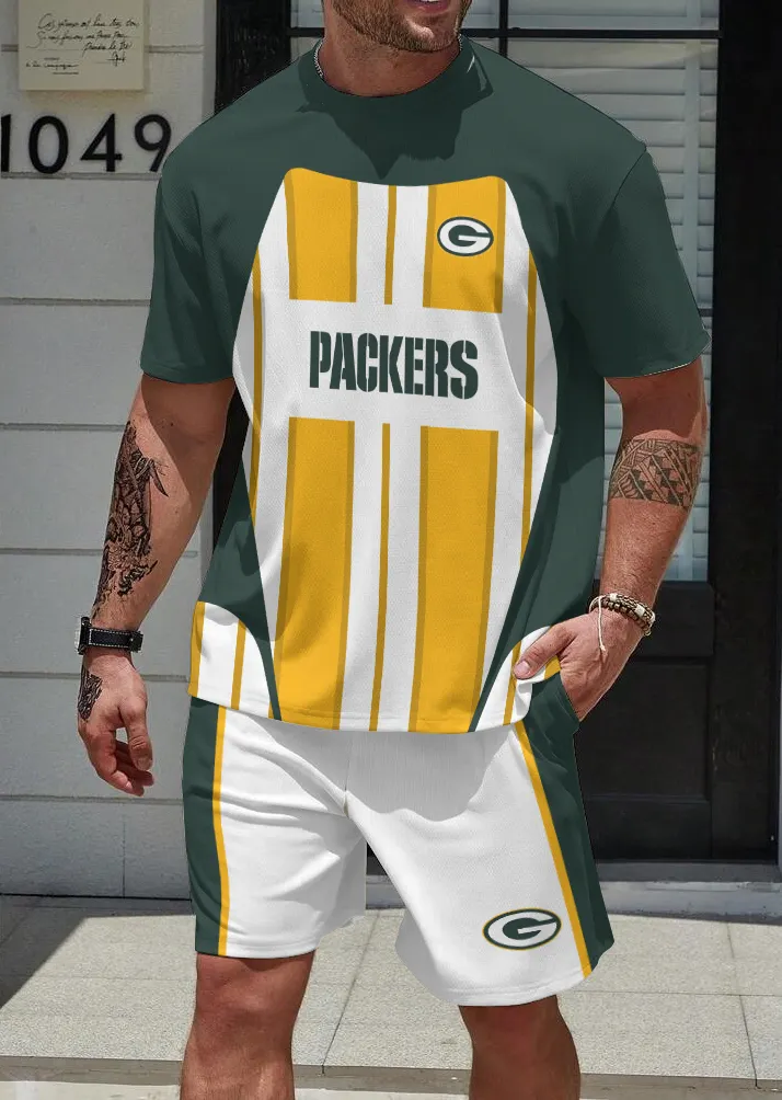 Green Bay Packers  Limited Edition Top And Shorts Two-Piece Suits
