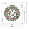 >SALE<Diamond Painted 5D DIY Christmas wreath Partial Special Rhinestone Set