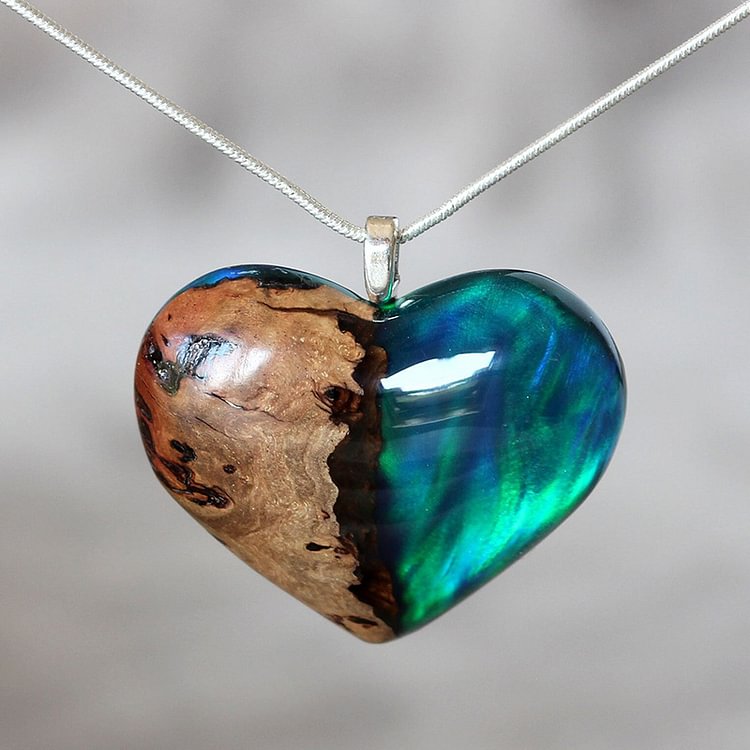Creative Opalite Heart Necklace