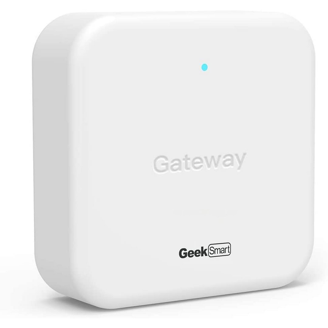 Wi-Fi Gateway for Door Lock, Geek Smart WiFi Bridge for Keyless Entry Electronic Door Lock, Remote Control Smart Hub, Compatible with Alexa