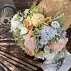 5 Stems Artificial Dandelion Rose Flower Bunch
