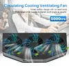 Solar Car Exhaust Fan with 3 Air Outlets Car Radiator Cooling Fan for All Cars