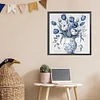 Blue And White Porcelain Vase-Paint by Numbers Acrylic Painting 40*40cm(HOT)