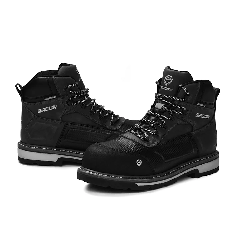 靴 GMBH High Top Workwear Boots GmbH High Top Workwear Boots in Black | LN-CC