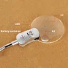 (US Only)Magnifying Glass Desk Lamp with Clamp for Diamond Painting Cross Stitches