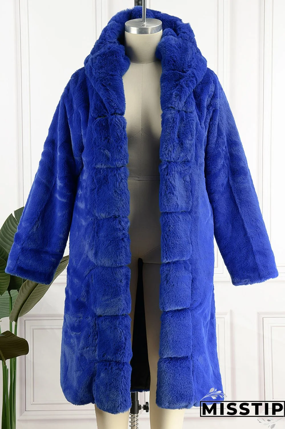 Brown Casual Solid Patchwork Cardigan Hooded Collar Outerwear