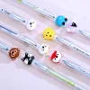 20PCS Random Mixed Color Erasable 0.5mm Blue Black Gel Pen School Opens Season Student Office Cute Stationery