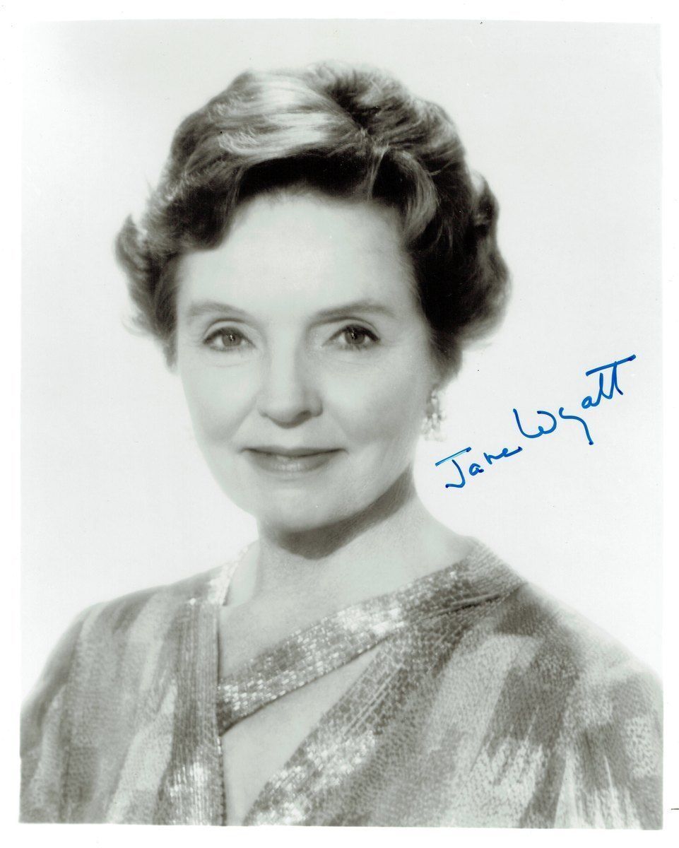 Jane Wyatt Signed Authentic Autographed 8x10 B/W Photo Poster painting JSA #E51293