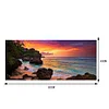 (US Only)Seaside Sunset Oil Paint By Numbers Kits Canvas Picture DIY Wall Drawing 80x40cm