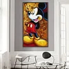 (40*70cm)Mickey Mouse - Full Round Drill Diamond Painting