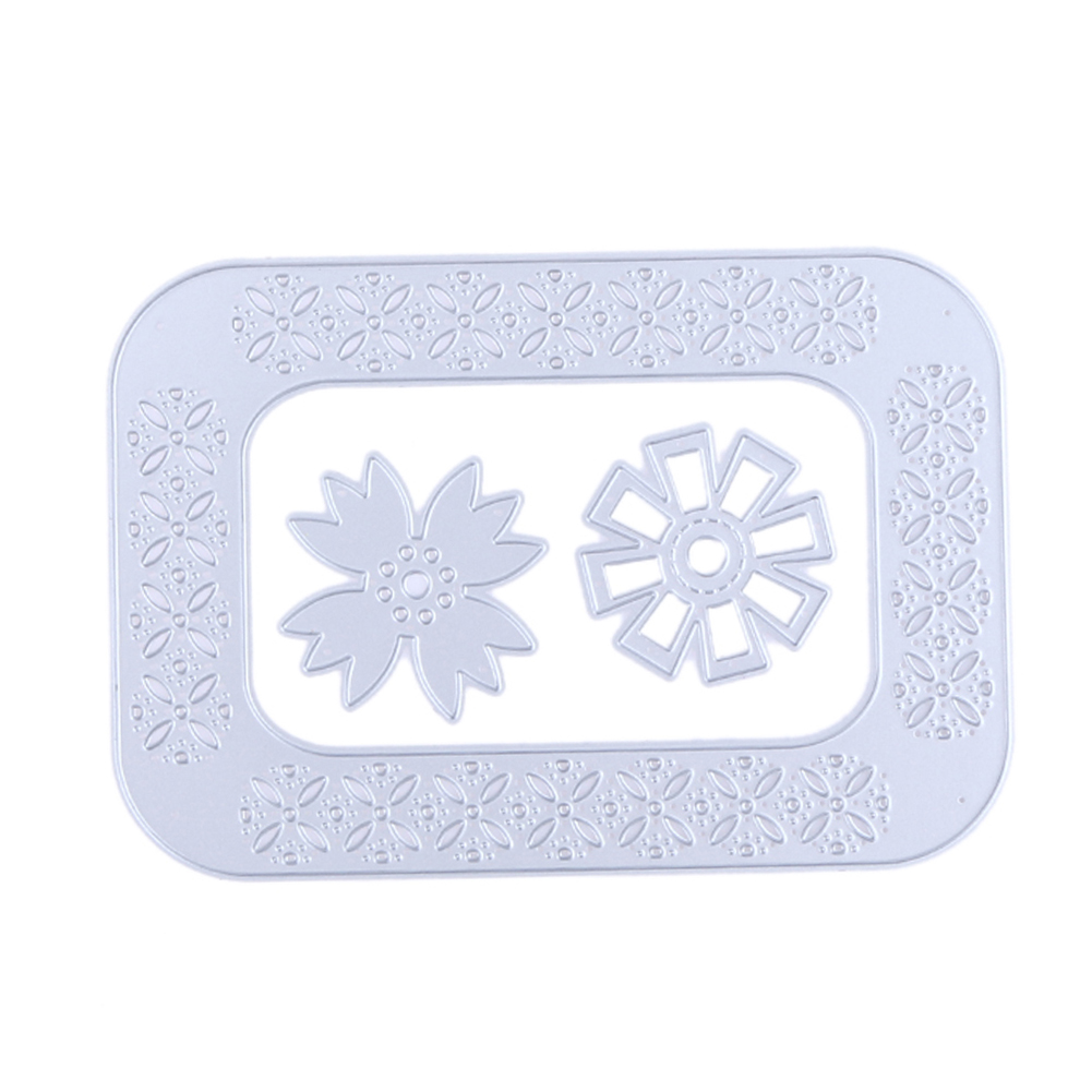 

ET404 Big Frame DIY Metal Scrapbook Craft Embroidery Cutting Die-142443, 501 Original