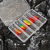 5pcs Metal Spoon Spinner Fishing Lure with Tackle Box Fishing Wobblers Hard Bait