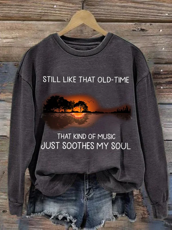 That Kind of Music Just Soothes My Soul Sweatshirt - BSRTRL0015