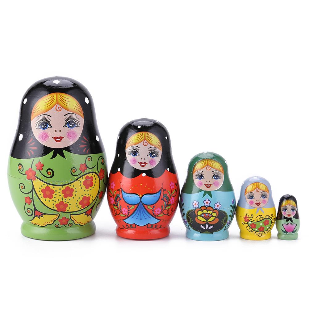 

5 Layer Girl Matryoshka Nesting Dolls, 501 Original
