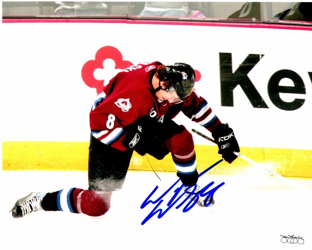 Wojtek Wolski Signed - Autographed Colorado Avalanche 8x10 inch Photo Poster painting