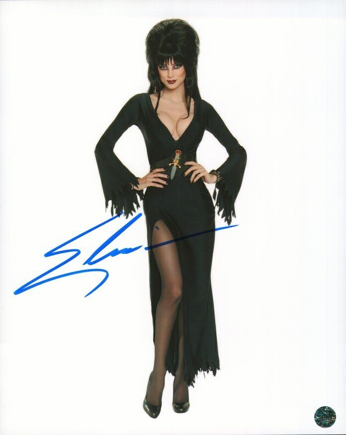 ELVIRA Autographed Original 8x10 Photo Poster painting LOA TTM