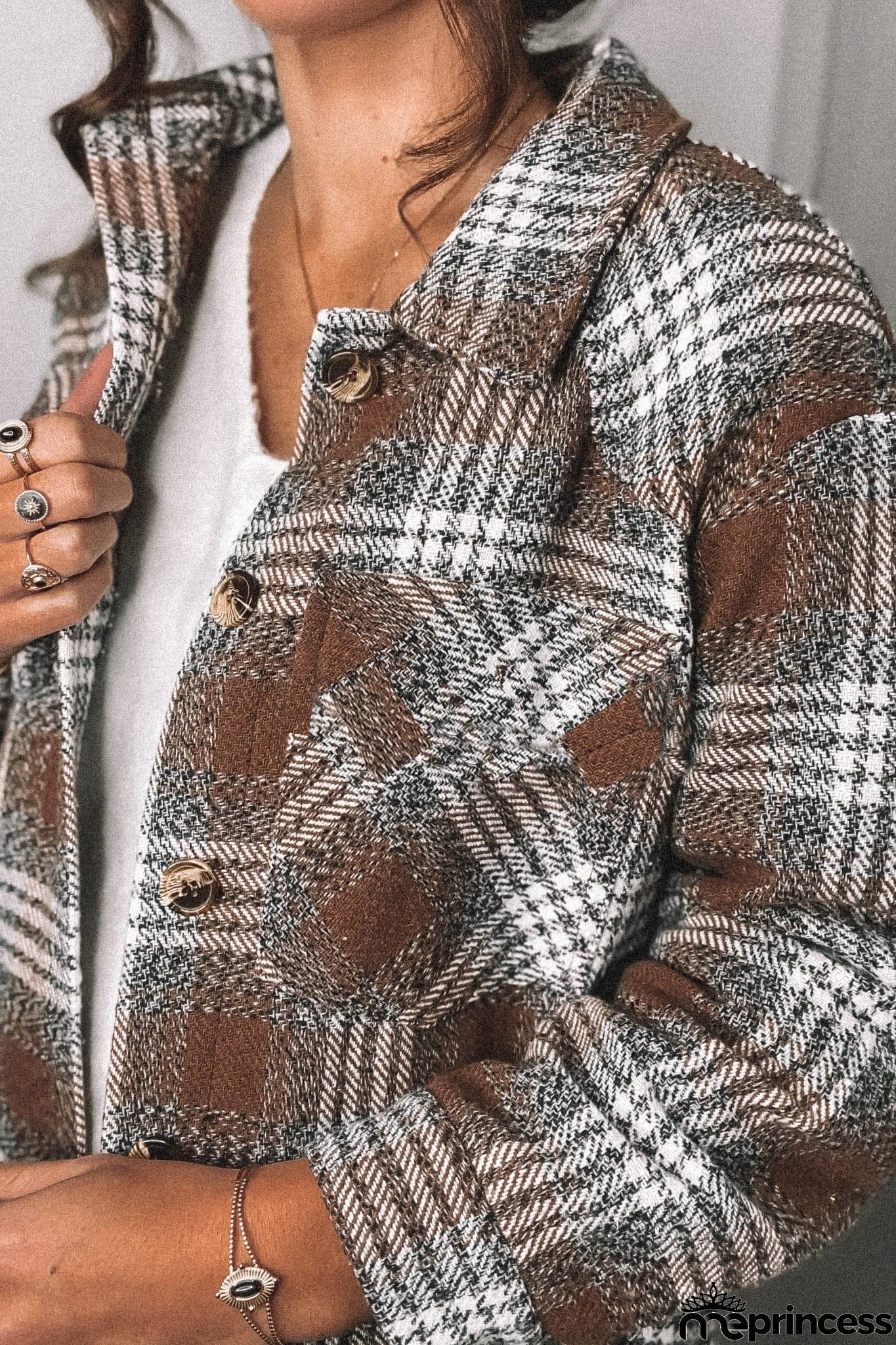 Plaid For Days Button Jackets