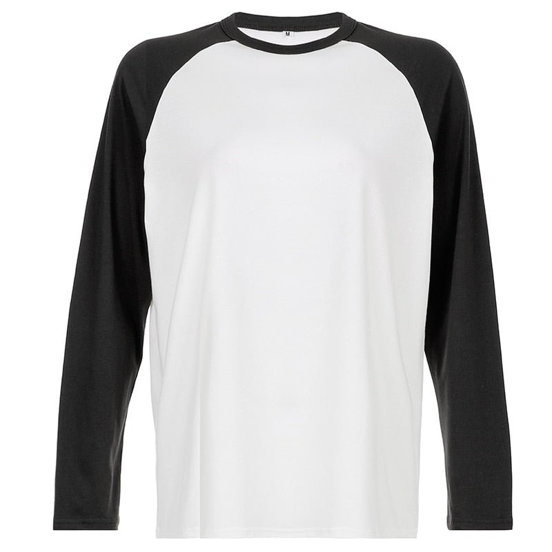 Rapcopter y2k Patchwork T Shirt Knitted Harajuku Vintage Pullovers Casual Basic Kawaii Tee Autumn Winter Grunge Fairycore Women